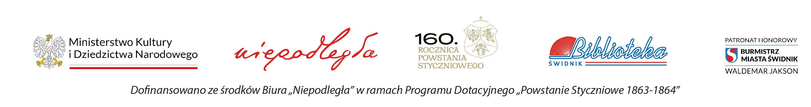 logotyp programu dotacyjnego „Powstanie Styczniowe 1863-1864”