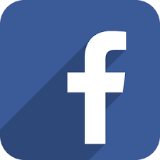 logo Facebooka na niebieskim tle